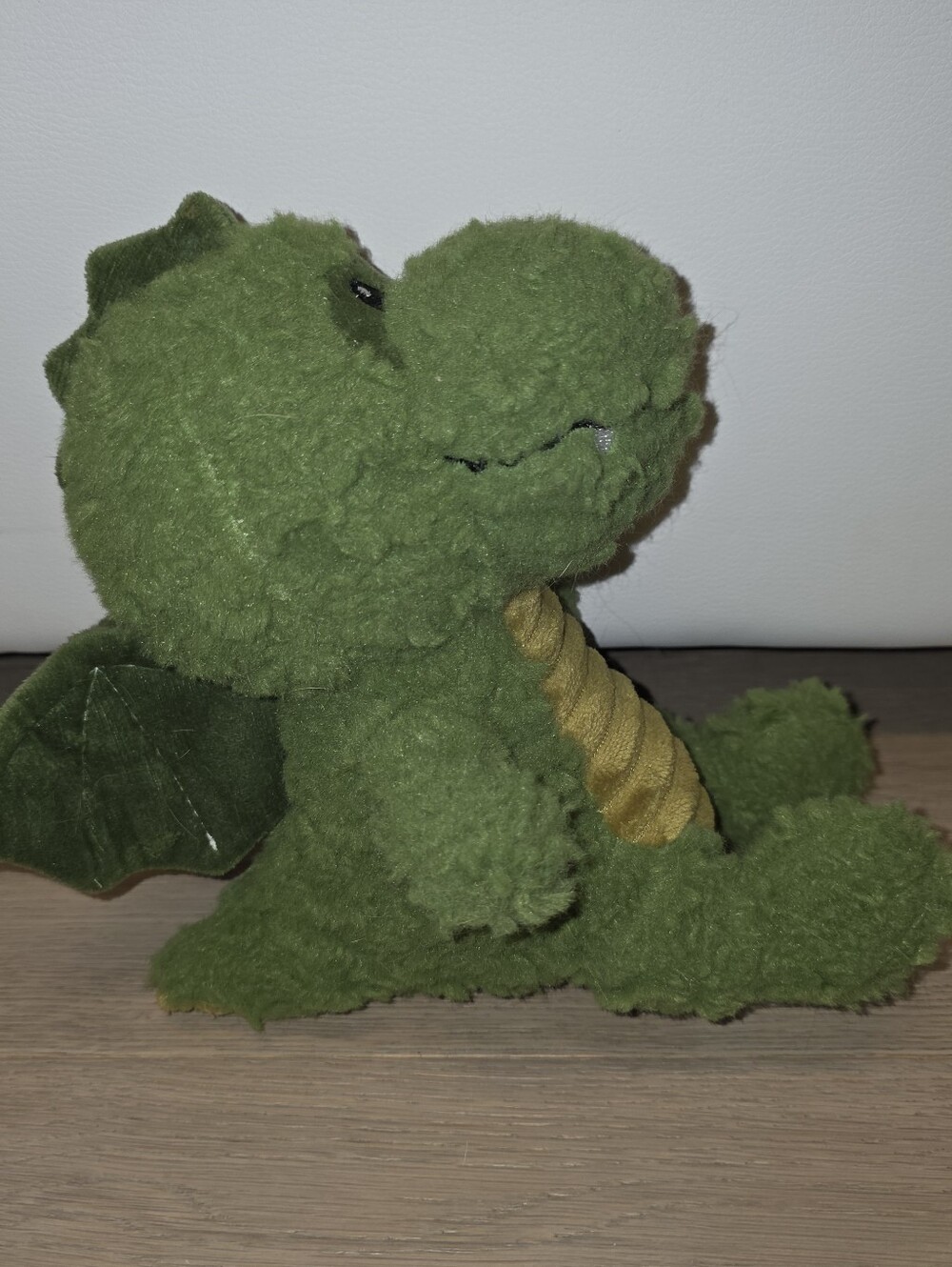 Green Plush Dragon Pet Toy - Soft Reptile Plush 9"